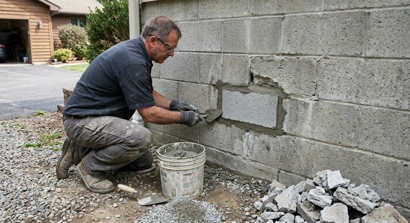 Block Wall Repair in Montgomery County, TX