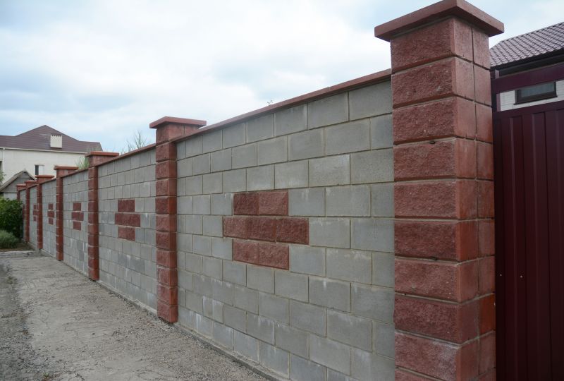 Brick Fence Repair in Tomball, TX