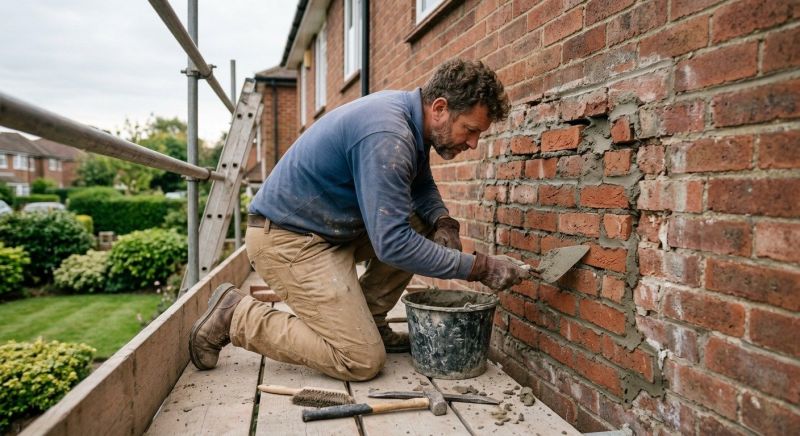 Brick Flatwork Repair in Spring, TX