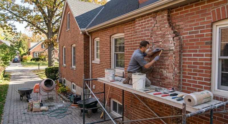 Brick Masonry Restoration in Tomball, TX