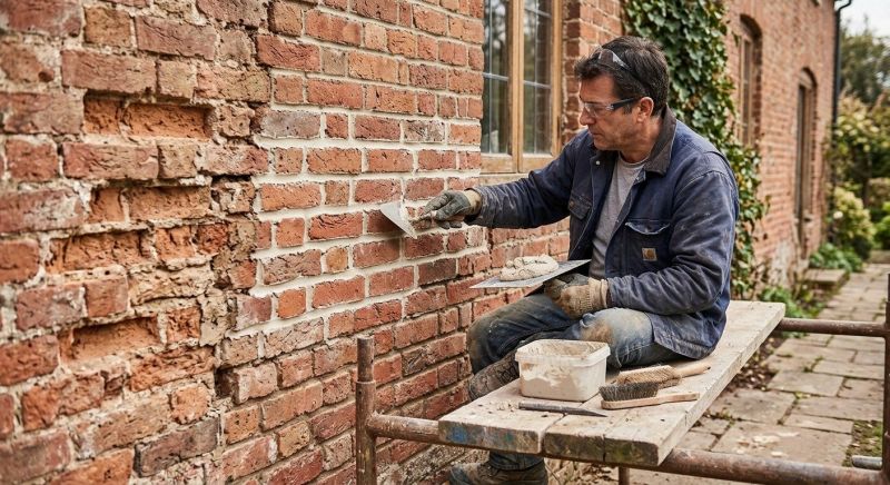 Brick Stairs Repair in Kingwood, TX