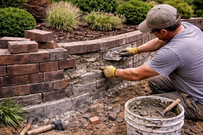Brick Wall Repair in Montgomery County, TX