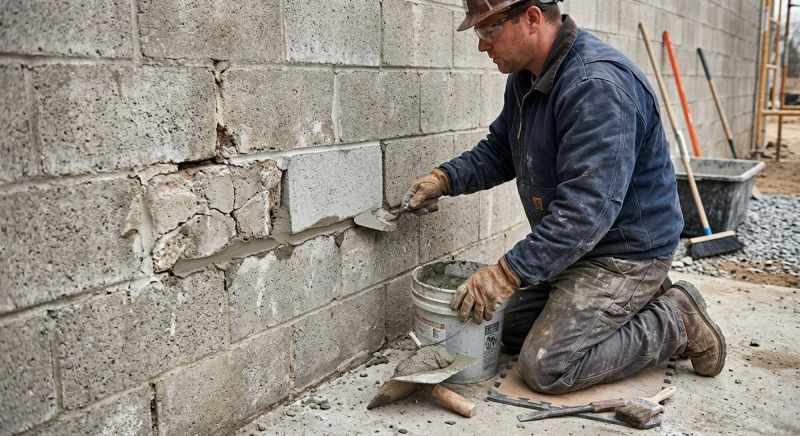 Brick Wall Repair in Montgomery County, TX