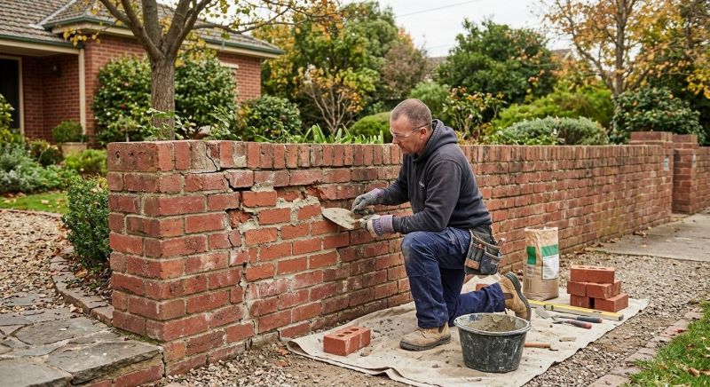 Brick Wall Repair in Spring, TX
