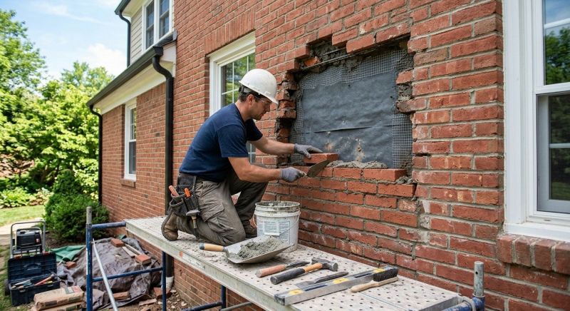 Commercial Brick Repair in Tomball, TX