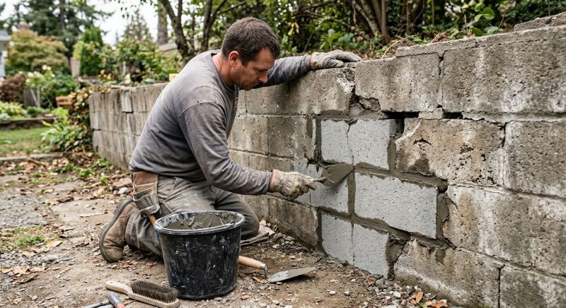 Concrete Block Repair in Humble, TX