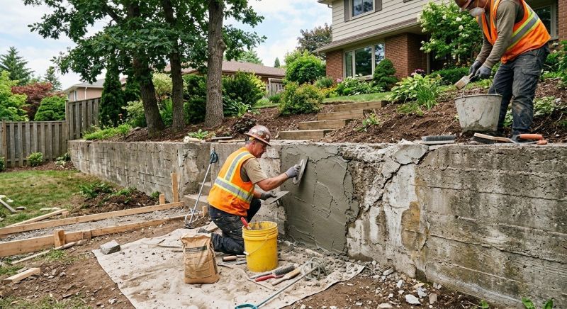 Retaining Wall Repair in Spring, TX