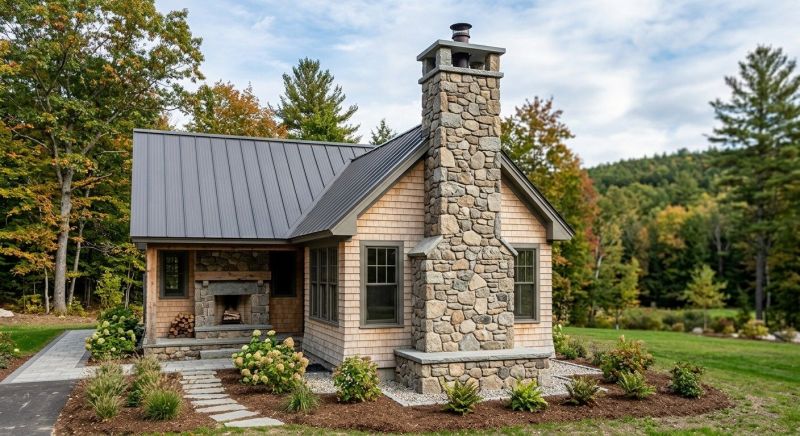 Stone Chimney Installation in Kingwood, TX