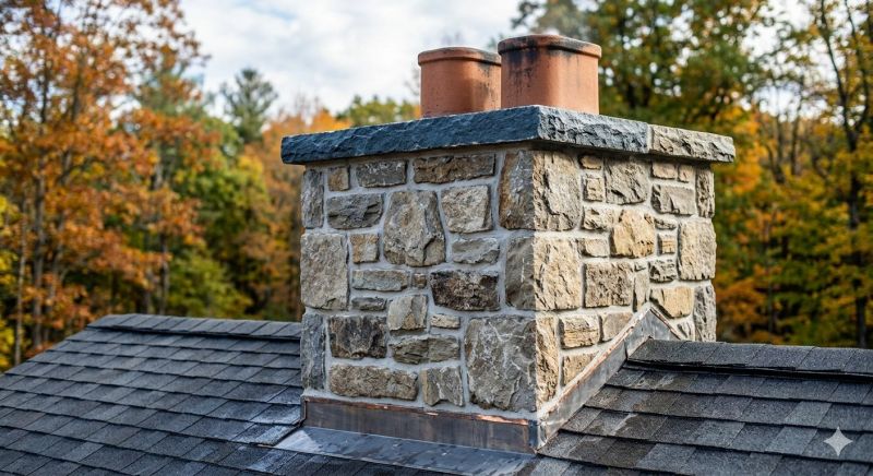Stone Chimney Installation in Magnolia, TX