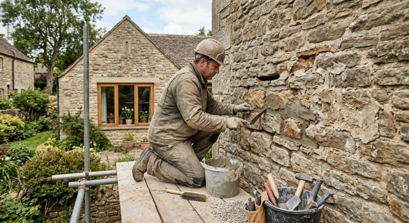 Stone Masonry Repair in Montgomery County, TX