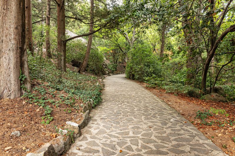 Stone Walkway Repair in Tomball, TX