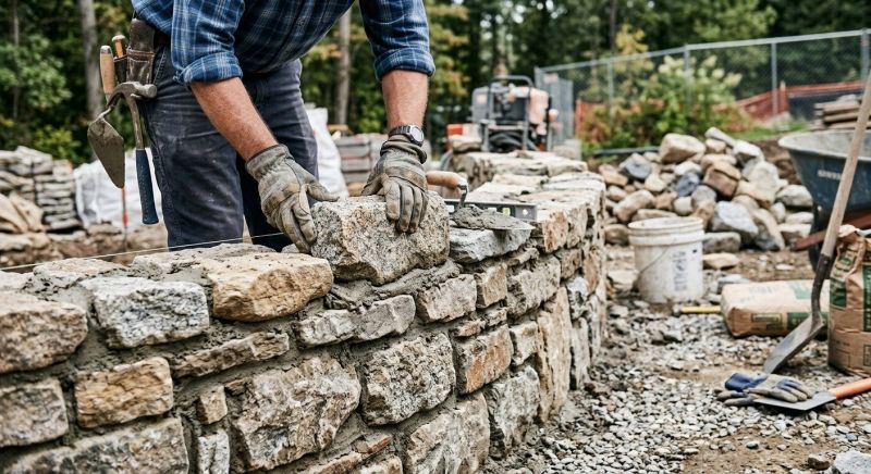 Stonework Installation in Tomball, TX